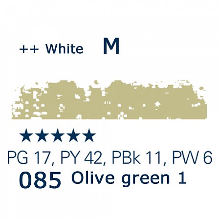 Schmincke Pastels, 085 olive green 1 - M