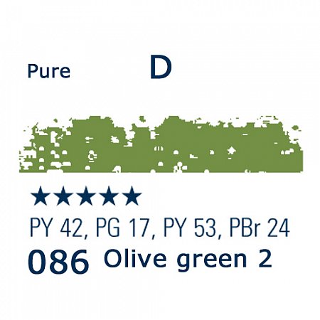 Schmincke Pastels, 086 olive green 2 - D