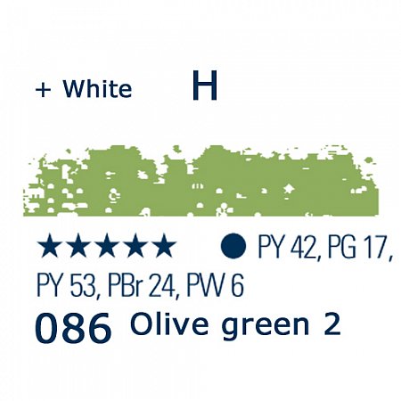 Schmincke Pastels, 086 olive green 2 - H