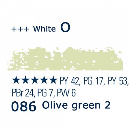 Schmincke Pastels, 086 olive green 2 - O