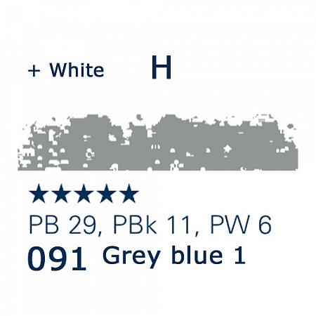 Schmincke Pastels, 091 grey blue 1 - H