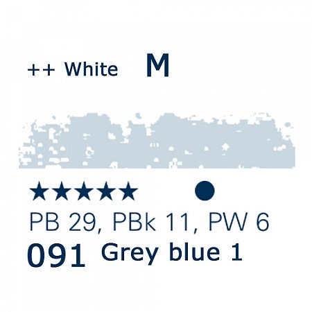 Schmincke Pastels, 091 grey blue 1 - M