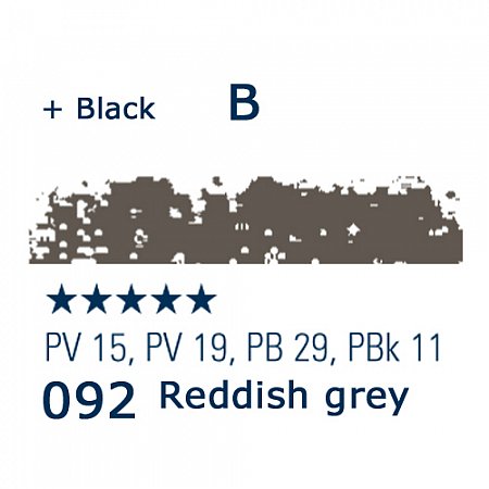 Schmincke Pastels, 092 reddish grey - B