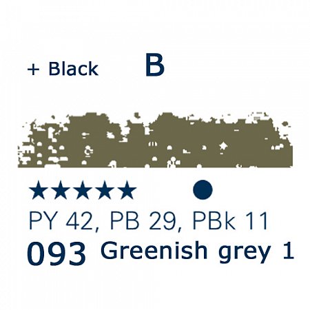 Schmincke Pastels, 093 greenish grey 1 - B