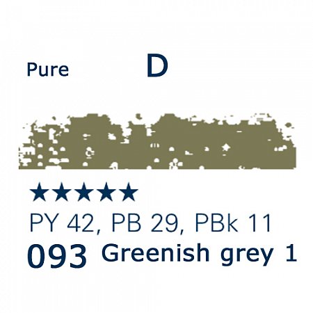 Schmincke Pastels, 093 greenish grey 1 - D