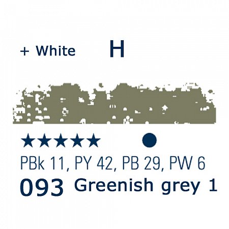 Schmincke Pastels, 093 greenish grey 1 - H