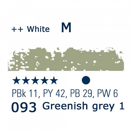 Schmincke Pastels, 093 greenish grey 1 - M