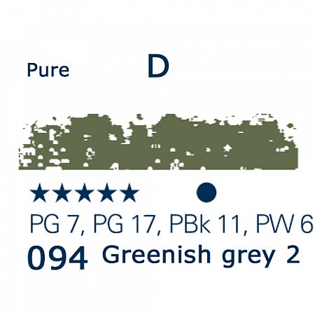 Schmincke Pastels, 094 greenish grey 2 - D