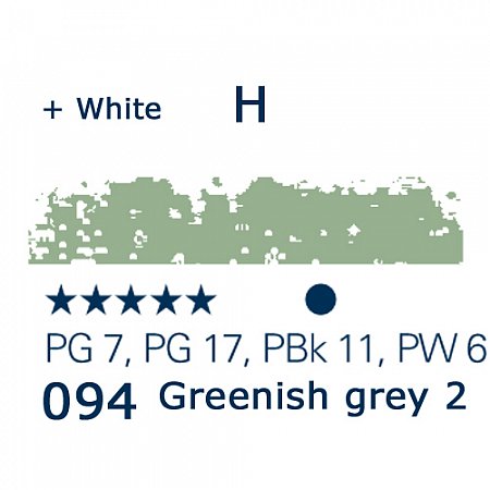 Schmincke Pastels, 094 greenish grey 2 - H