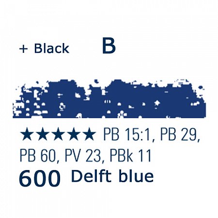 Schmincke Pastels, 600 Delft blue - B