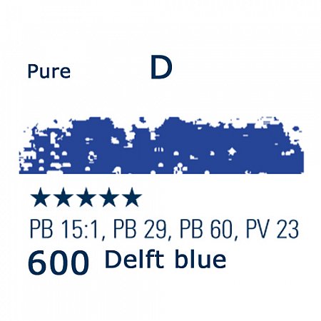 Schmincke Pastels, 600 Delft blue - D