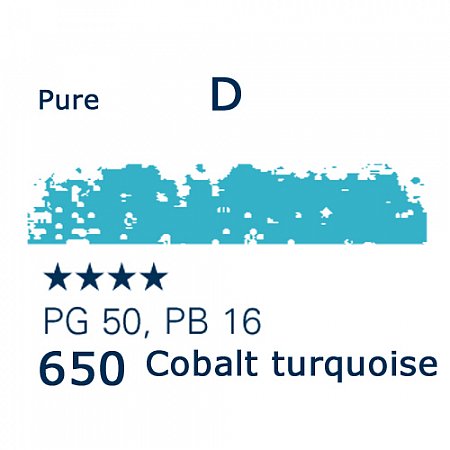 Schmincke Pastels, 650 cobalt turquoise - D