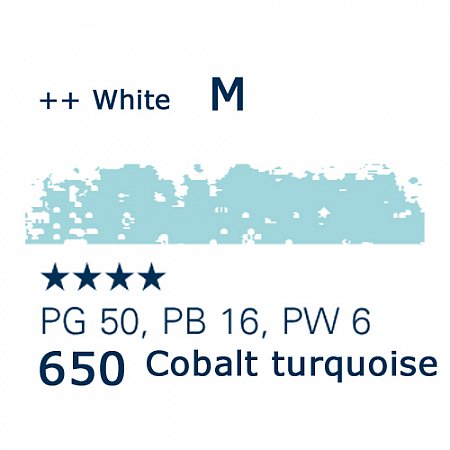 Schmincke Pastels, 650 cobalt turquoise - M