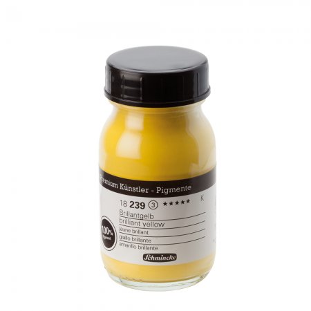 Schmincke Pigments, 100ml - 239 brilliant yellow 29g