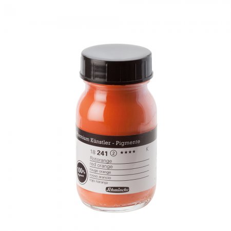 Schmincke Pigments, 100ml - 241 red orange 32g
