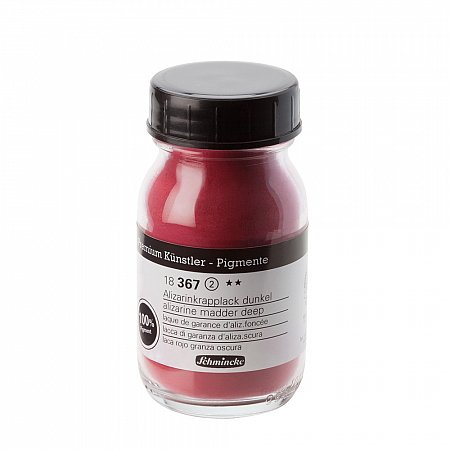 Schmincke Pigments, 100ml - 367 alizarine madder deep 40g