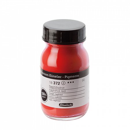 Schmincke Pigments, 100ml - 372 naphthol red 27g