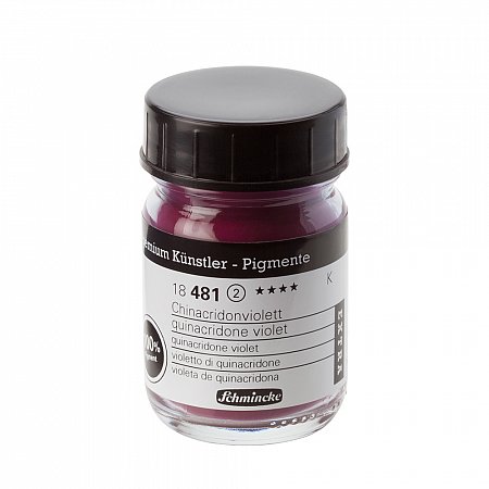 Schmincke Pigments Extra, 50ml - 481 quinacridone violet 28g