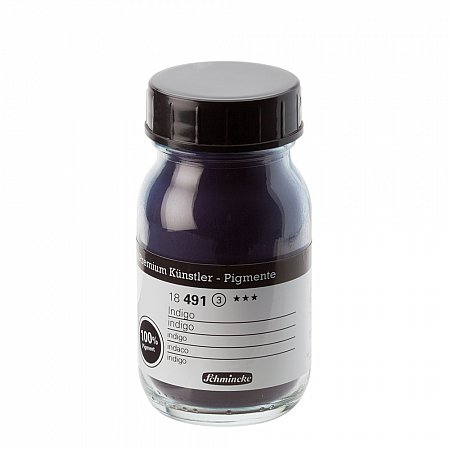 Schmincke Pigments, 100ml - 491 indigo 46g