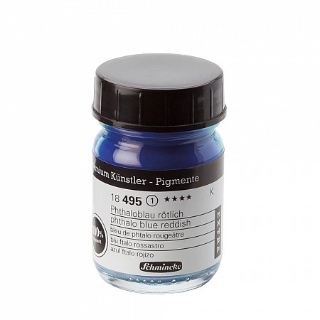 Schmincke Pigments Extra, 50ml - 495 phthalo blue reddish 21g