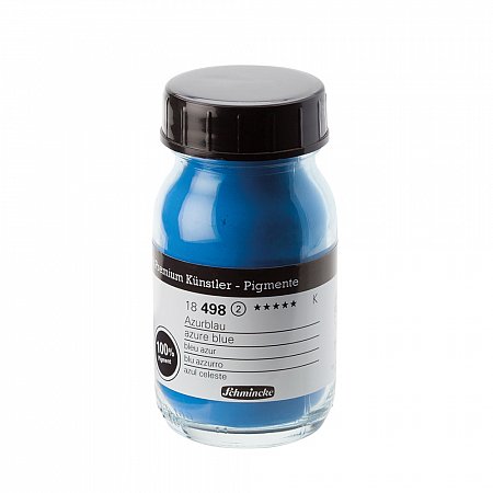 Schmincke Pigments, 100ml - 498 azure blue 130g