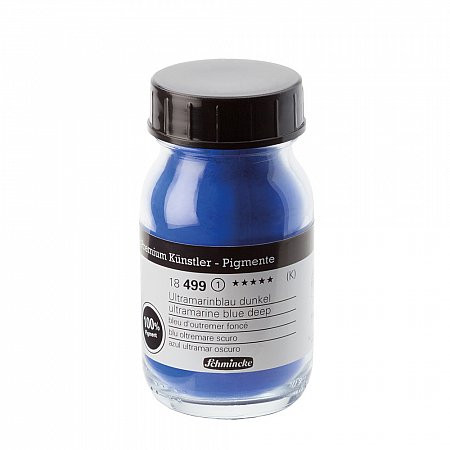 Schmincke Pigments, 100ml - 499 ultramarine blue deep 71g