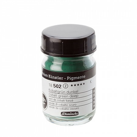 Schmincke Pigments Extra, 50ml - 502 cobalt green deep 74g