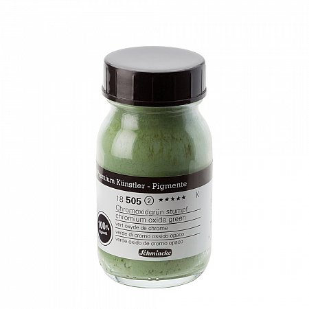 Schmincke Pigments, 100ml - 505 chromium oxide green 112g