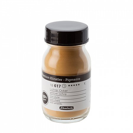 Schmincke Pigments 100ml - 617 yellow ochre 78g