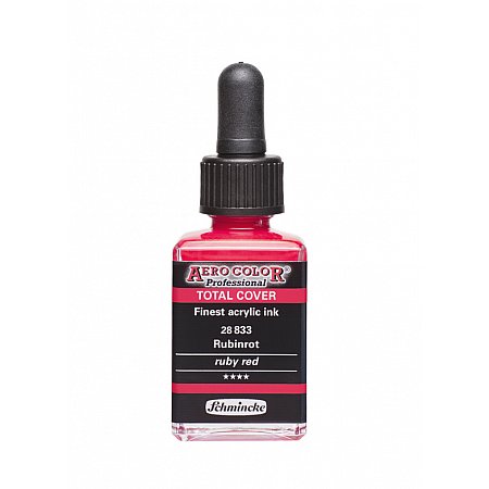 Aero Color Professional Total Cover 28ml - 833 ruby red