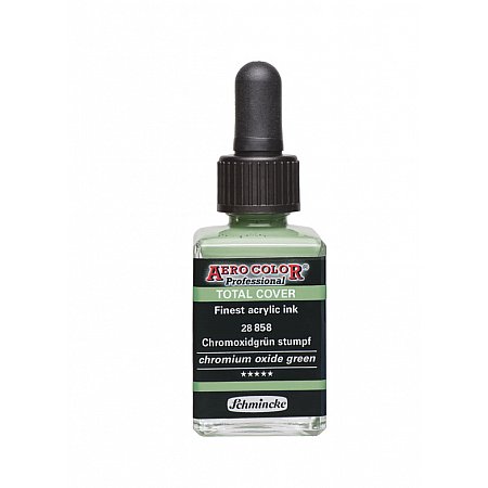 Aero Color Professional Total Cover 28ml - 858 chromium oxide green