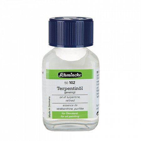 Schmincke oil of turpentine refined - 60ml