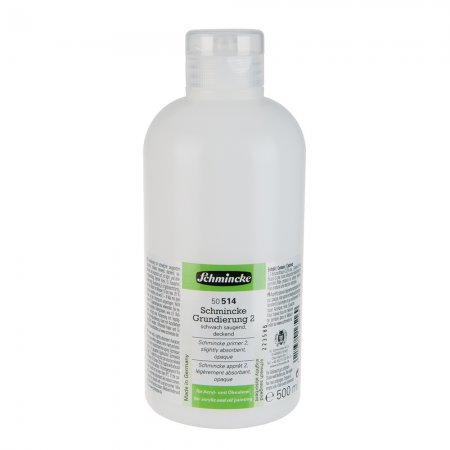 Schmincke, primer 2, slightly absorbant -  500ml