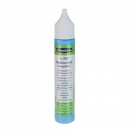 Schmincke Masking fluid (blue) in disp. bottle - 25ml