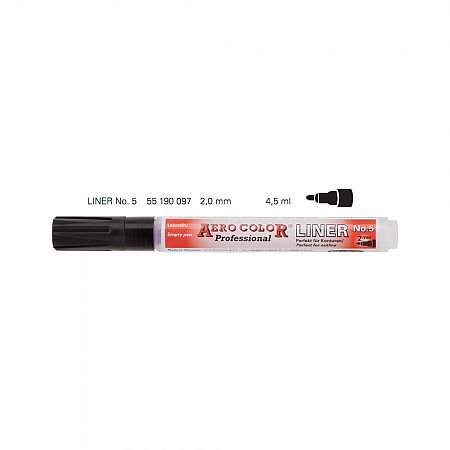 Aero Color Professional Liner No 5 - 4,5ml med linjebredd 2mm 