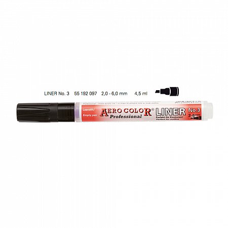 Aero Color Professional Liner No 3 - 4,5ml med linjebredd 2-6mm