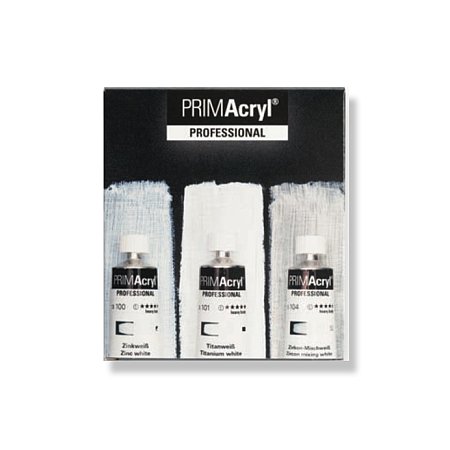 Schmincke PRIMAcryl set of 3 white shades