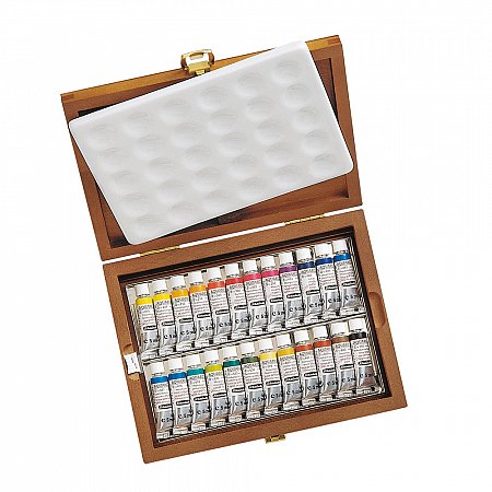 Horadam Aquarell wooden set - 24 x 5 ml tubes