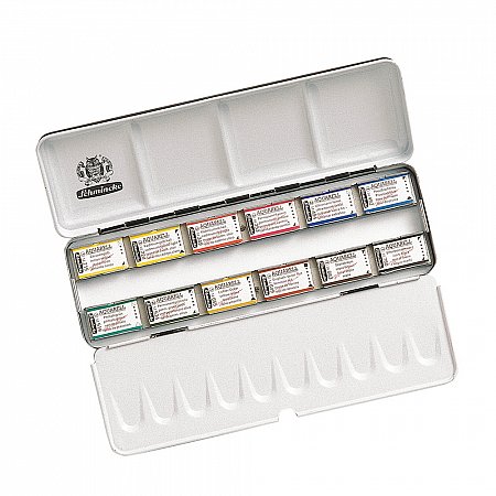 Horadam Aquarell metal set - 12 x 1/1 pans