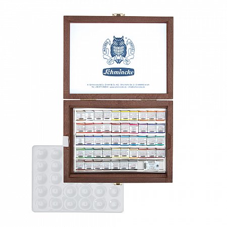 Horadam Aquarell wooden set - 48 x 1/2 pans