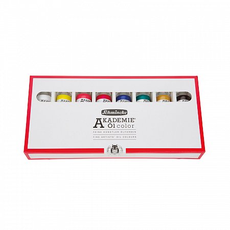 Akademie oil, Cardboard set 8x60ml