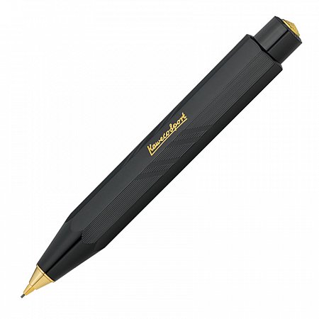 Kaweco Classic Sport Guilloche Black - Push Pencil 0.7mm