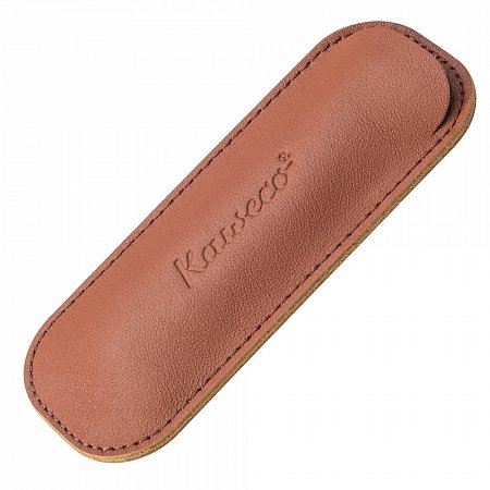 Kaweco SPORT ECO Leather Pouch for 2 Pens - Brandy