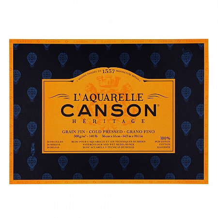 Canson Heritage block 300g 20 Sheets CP - 36x51cm