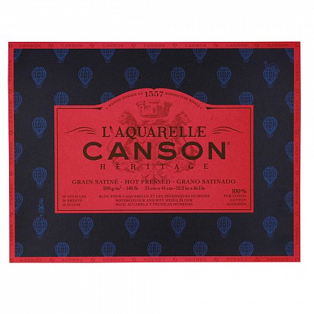 Canson Heritage block 300g 20 Sheets HP - 36x51cm