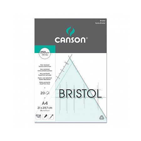 Canson Bristol pad 20 sheets - A4