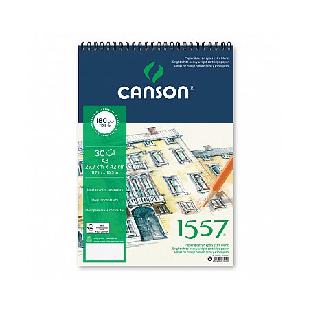 Canson 1557 Dessin 180g 30 sheets spiral - A3+