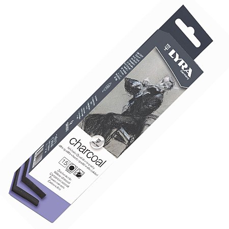 Lyra Willow Charcoal - Medium 5-6mm (15 pcs)