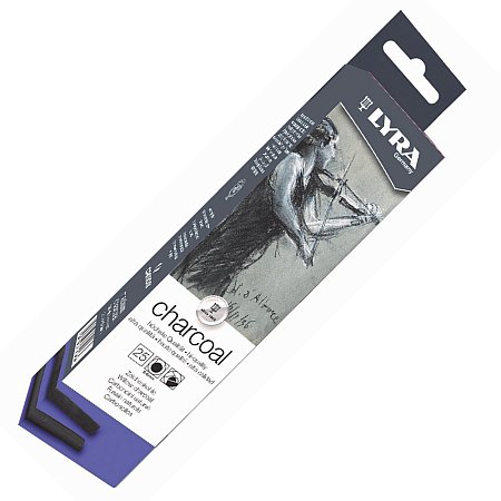 Lyra Willow Charcoal - Medium 5-6mm (25 pcs)