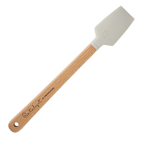 Princeton Catalyst Wood/White Mini Blade Short Handle No 1 Flat